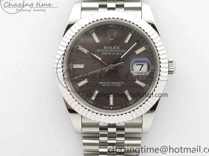 MiroTime 0207 DateJust 41mm 126334 SS BP Maker 1:1 Best Edition New Version Gray Dial on Jubilee Bracelet HighPerformance 3029